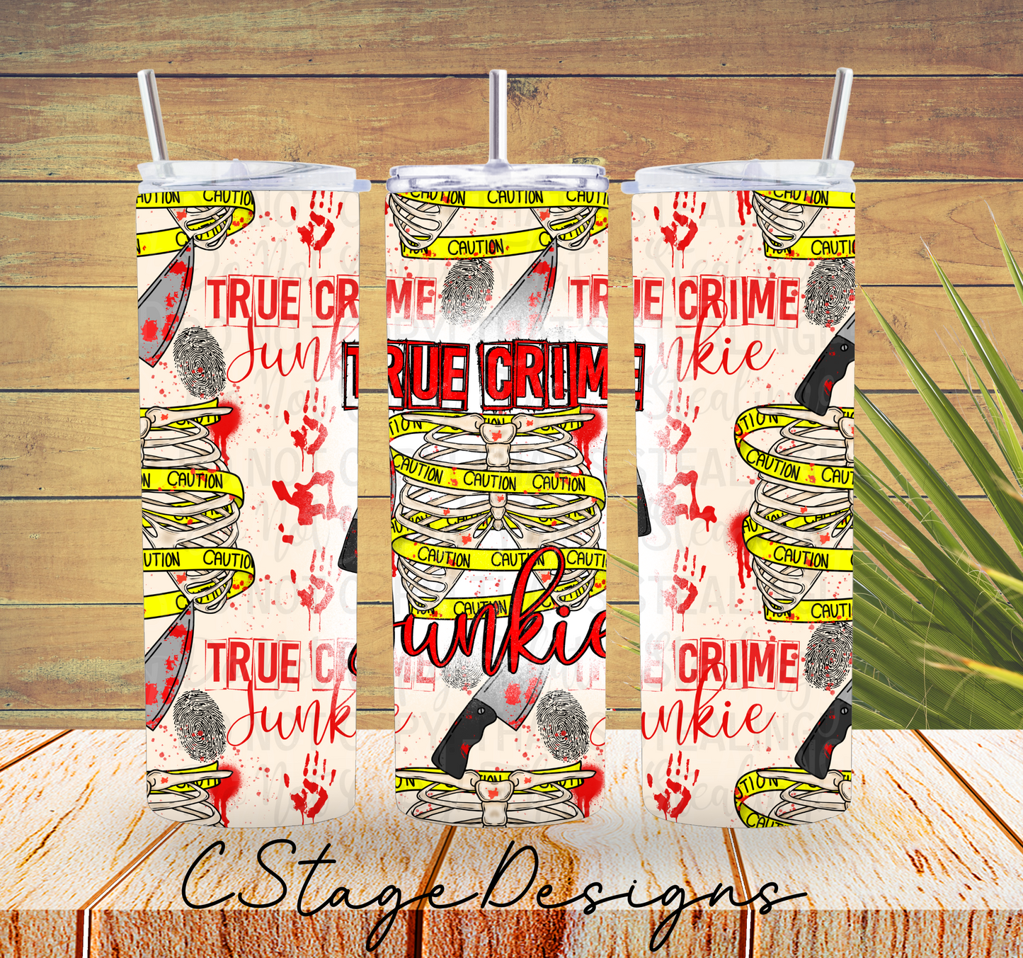 TRUE CRIME JUNKIE TUMBLER