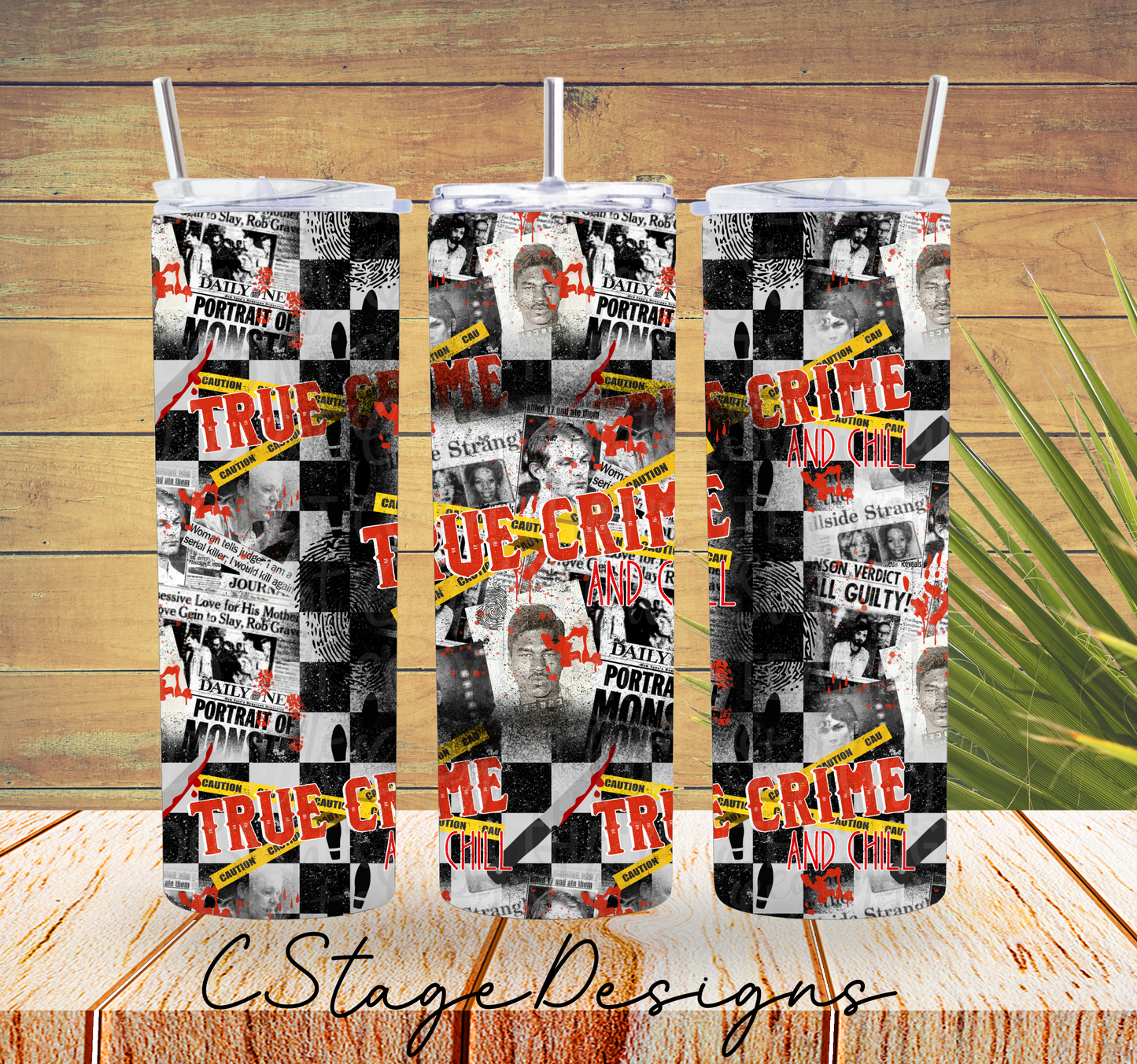 TRUE CRIME AND CHILL TUMBLER
