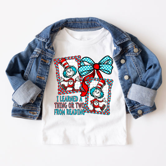 I LEARNED A THING OR TWO FROM READING