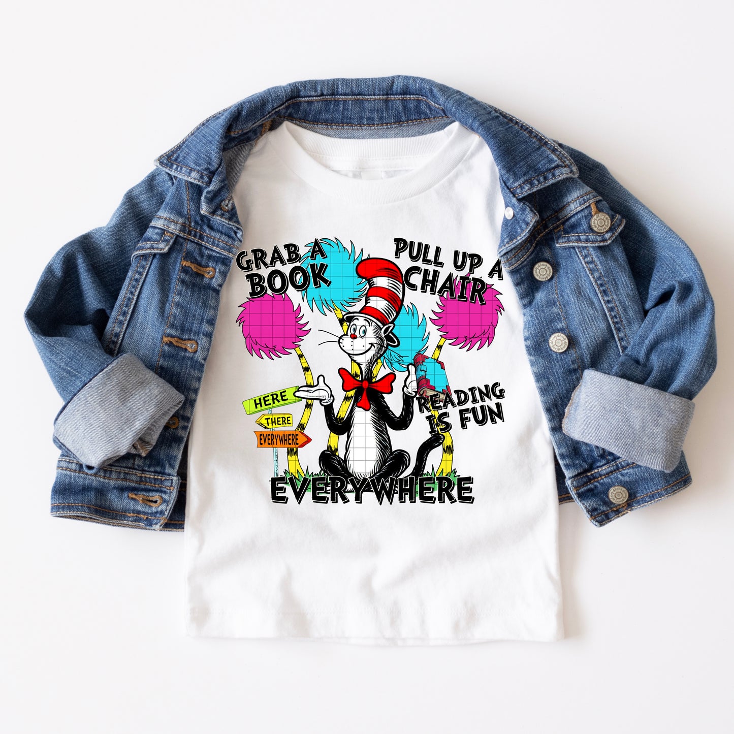 GRAB A BOOK PULL UP  A CHAIR