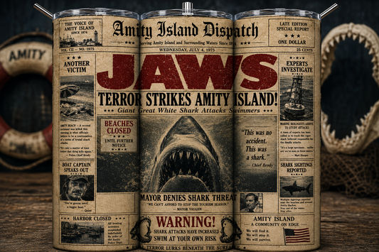 JAWS RETRO NEWSPAPER