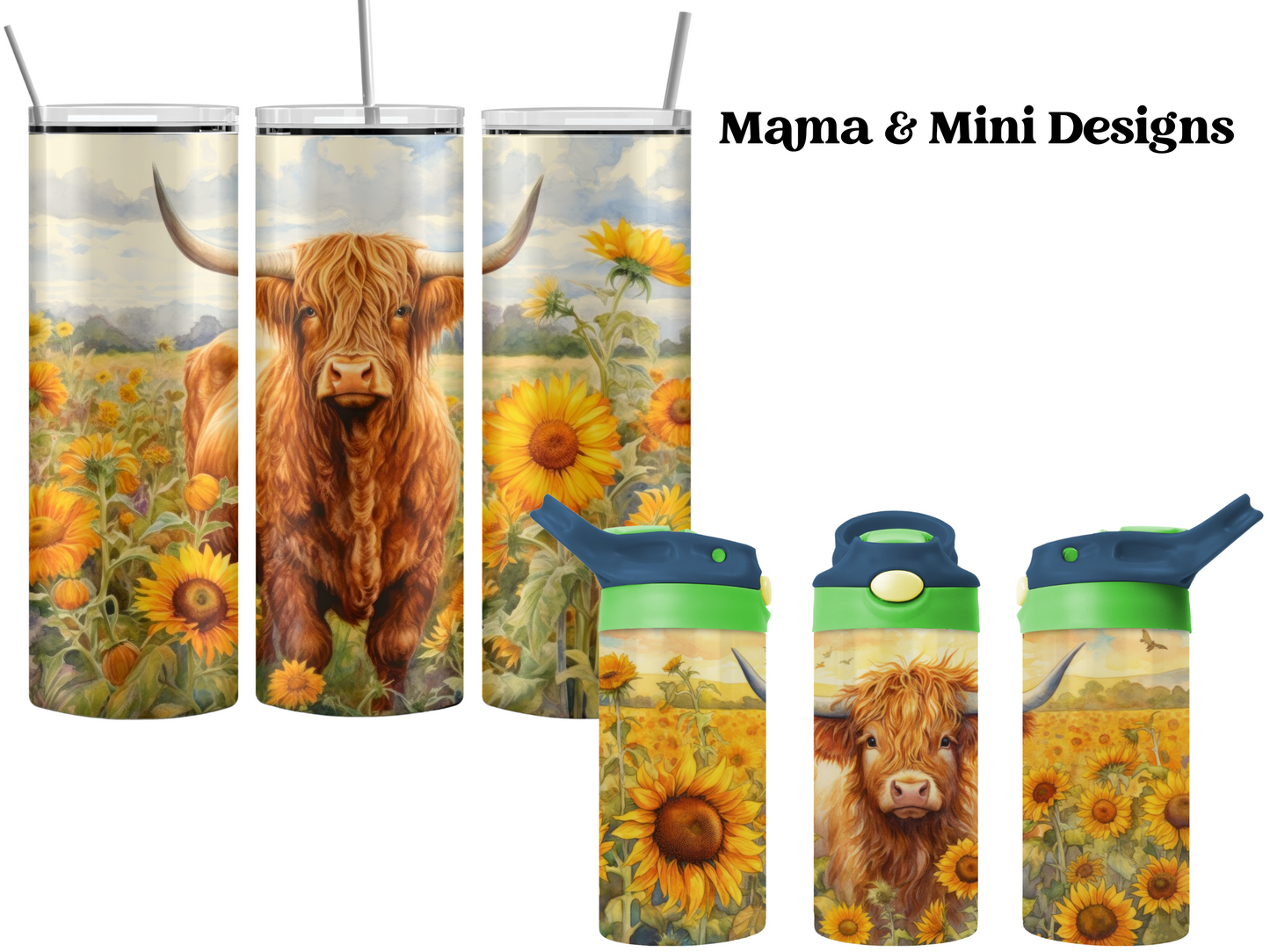 MAMA MINI HIGHLAND COW