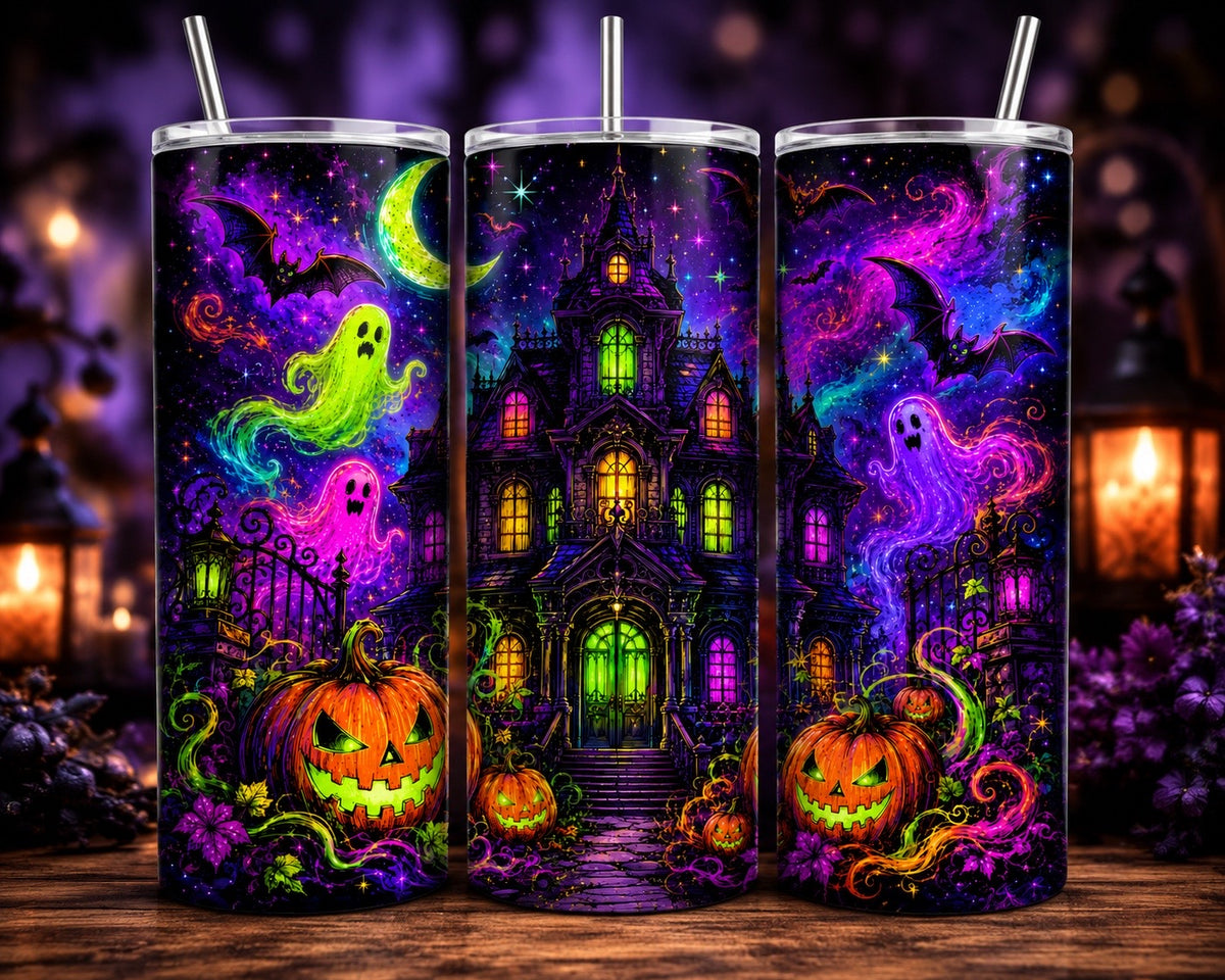 NEON HAUNTED HOUSE