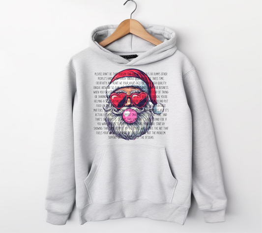 RETRO SANTA HOODIE